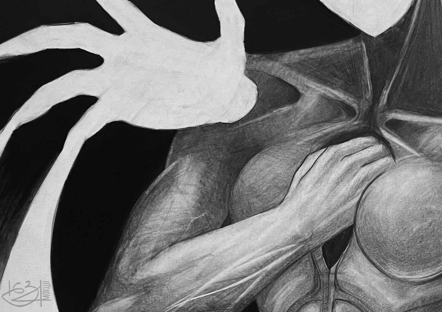 Anima ー 59 x 84cm. ー Graphite, On Paper ー Dec. 2024
