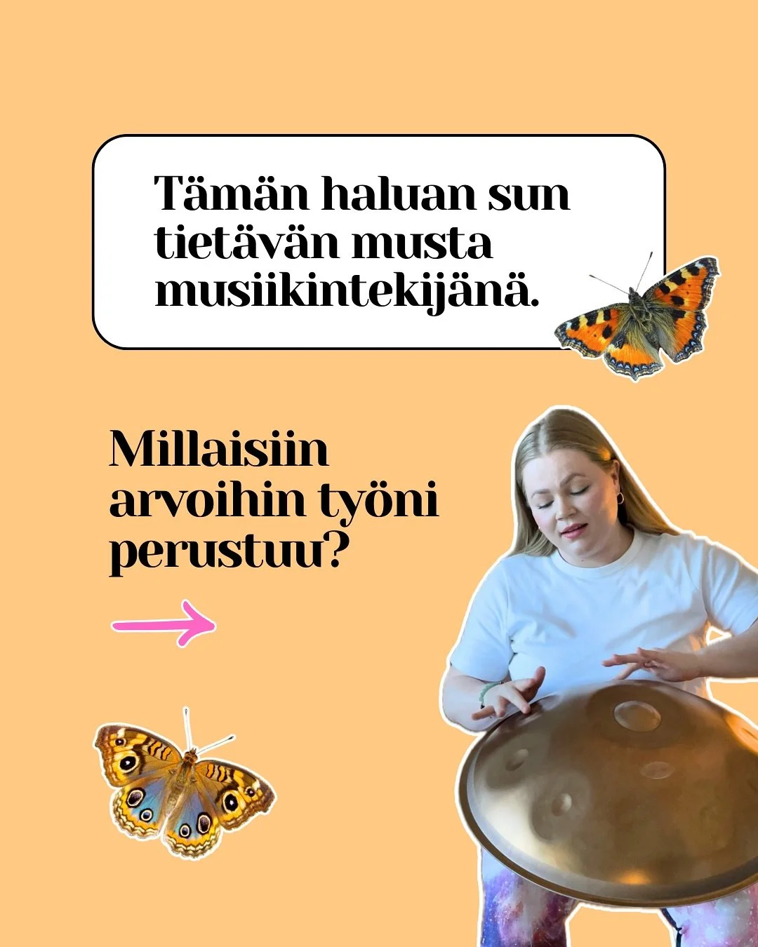 Musiikki ja &auml;&auml;ni voi ✨parhaimmillaan✨ hoitaa ja koskettaa meit&auml; solu- ja energiatasolle asti sek&auml; viritt&auml;&auml; meid&auml;t luonnolliseen taajuuteemme.

Eli sill&auml; todellakin on v&auml;li&auml;, ett&auml; mist&auml; energ