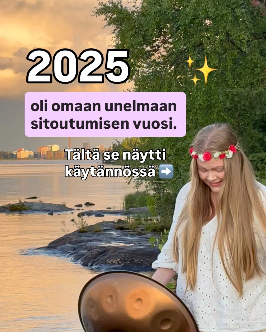 On siisti&auml; voida todeta itsellens&auml;, ett&auml; niin sit&auml; vaan oman p&auml;&auml;tt&auml;v&auml;isyyden, sitoutumisen ja k&auml;yt&auml;nn&ouml;n tekojensa avulla, on nyt mahdollista p&auml;&auml;tt&auml;&auml; t&auml;&auml; vuosi t&auml