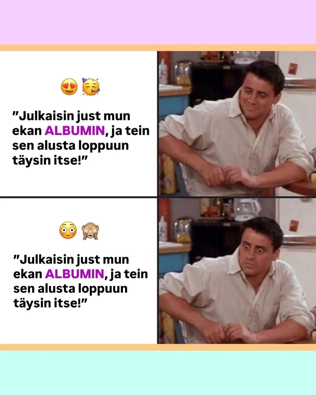 Your wish is my command ✨🙂&zwj;↕️ Viime viikolla se kauan odotettu ja toivottu p&auml;iv&auml; viimein koitti, kun hoitavan musiikin albumini tuli kuunneltavaksi suoratoistopalveluihin. 🎧🥳

Ja huh, miten kiitollinen olen saamastani ihanasta palaut