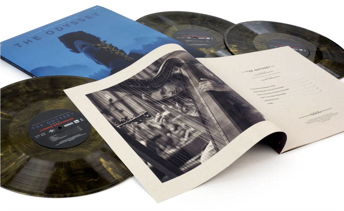 The Odyssey by Christopher Nolan - Original Motion Picture Soundtrack by Ludwig Göransson 3x 140gm Webstore Exclusive Gold Vinyl + 24 pg Booklet | Made By Mutant