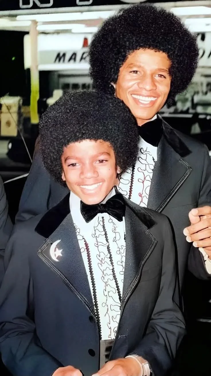 Michael Jackson and Jackie Jackson