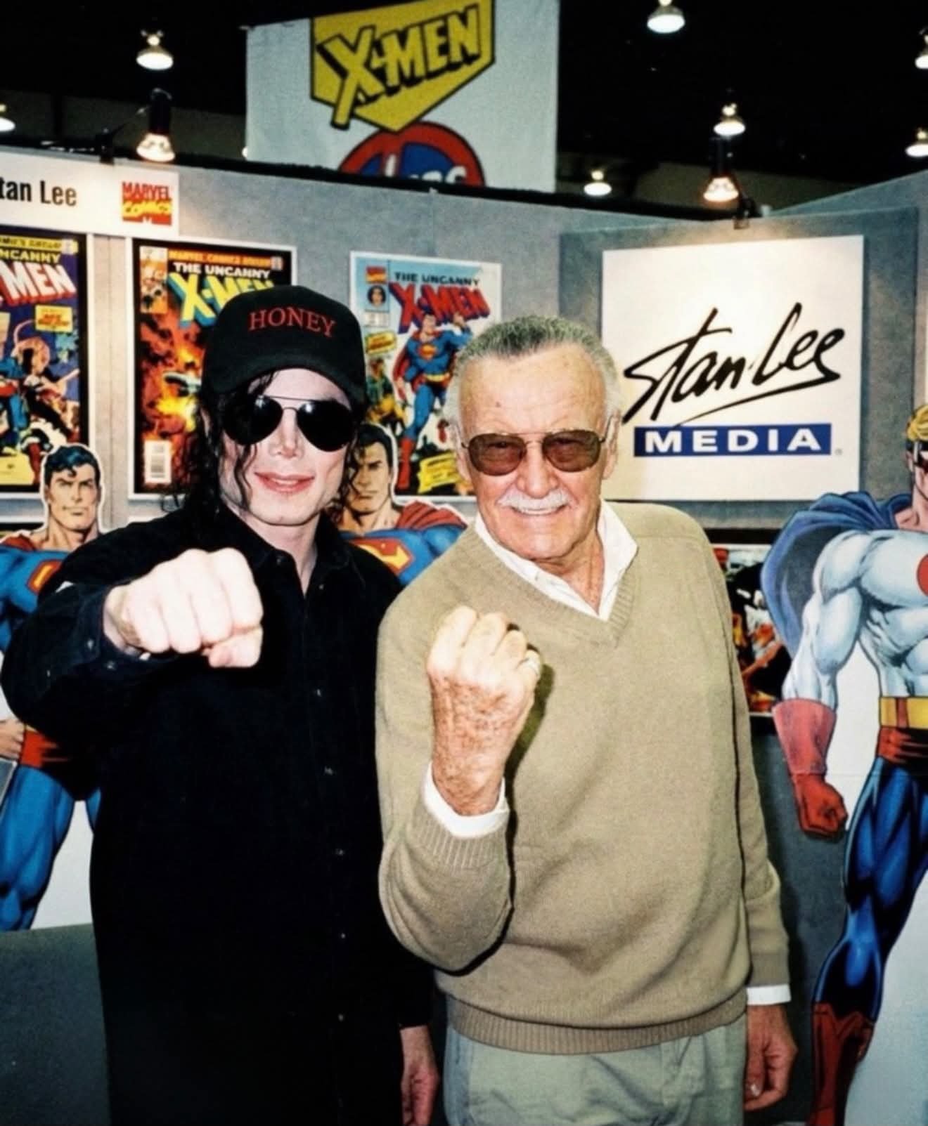 Michael Jackson and Stan Lee