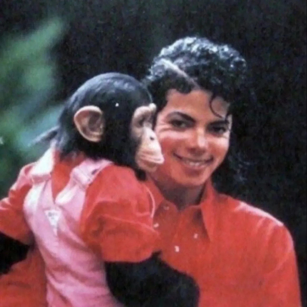 Michael Jackson and Bubbles