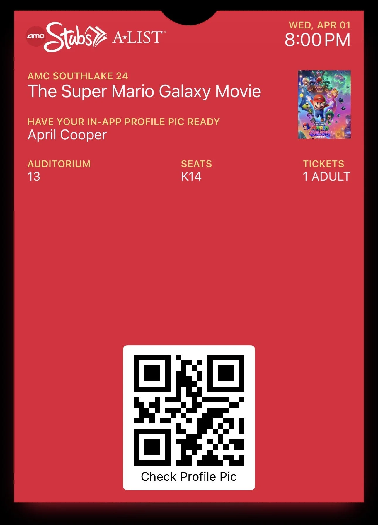 The Super Mario Galaxy Movie AMC Ticket Stub.jpg