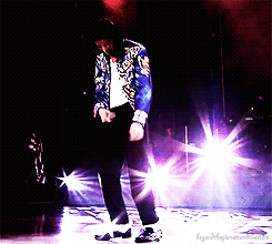 Michael Jackson Stomping on stage