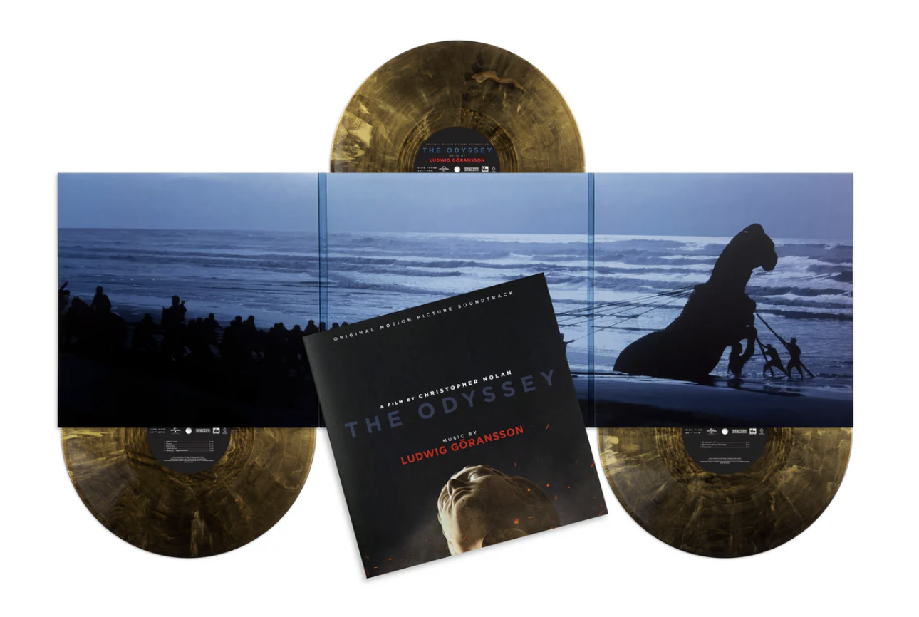 The Odyssey by Christopher Nolan - Original Motion Picture Soundtrack by Ludwig Göransson 3x 140gm Webstore Exclusive Gold Vinyl + 24 pg Booklet | Made By Mutant