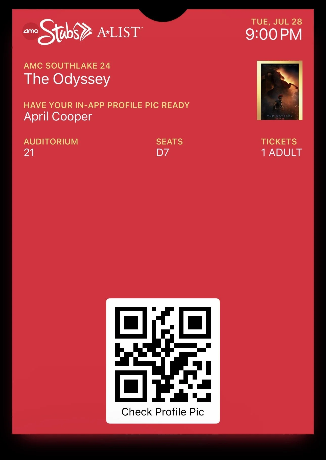 The Odyssey 4DX AMC Ticket Stub (July 28, 2026).jpg