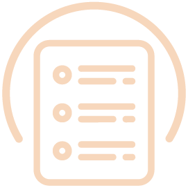 Icon of a checklist or to-do list with three bullet points symbolising a link to the Voqa One installation document
