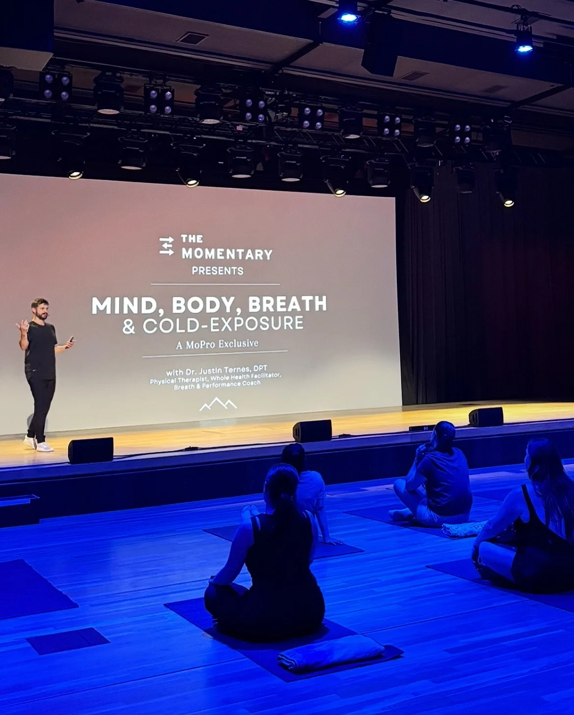 Amazing event at the Momentary (@themomentary ) &mdash; sharing the immense benefits of breath, cold exposure, and mind-body movement aligns deeply with my mission to make the world a healthier and more connected place.

I love teaching and sharing t