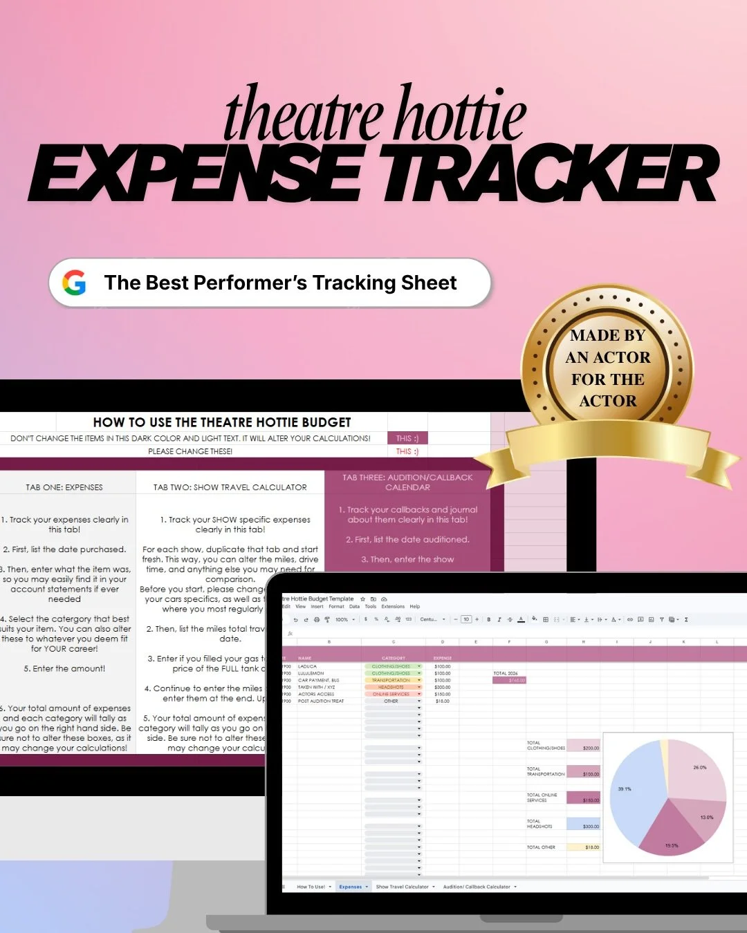 okay class! by a show of hands who completely forgets to track their performing arts expenses! 🙌
 
and when tax season comes around, is fumbling for ideas like&hellip; &ldquo;well, I know I got new headshot six months ago&hellip;? does that count?&r