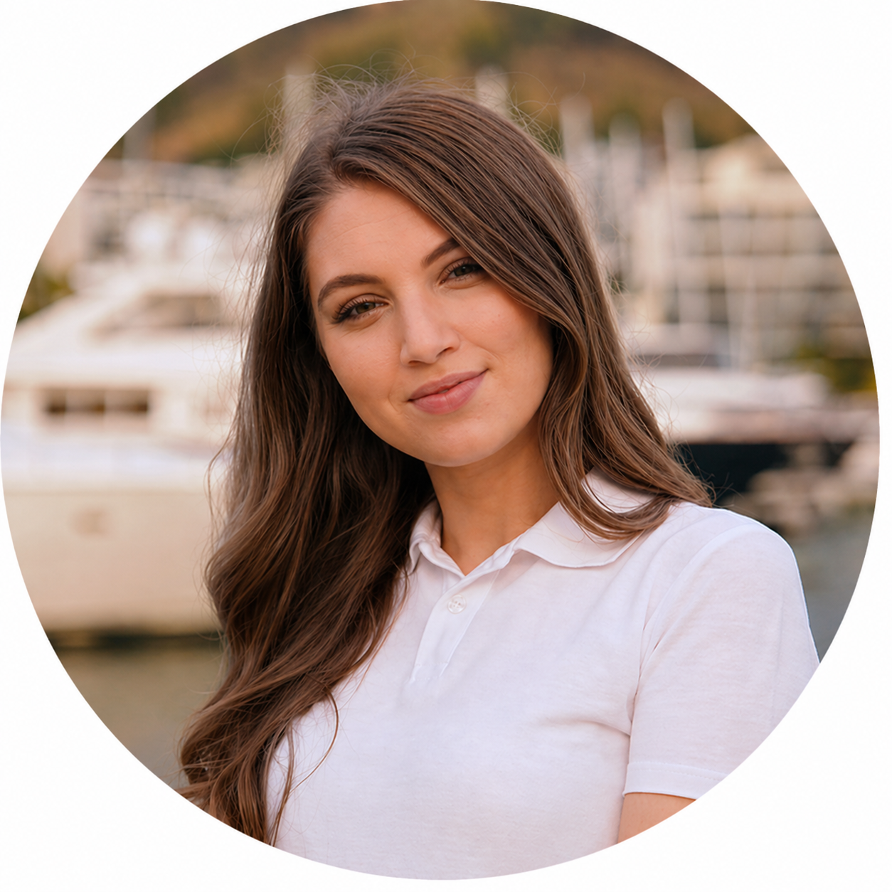 crew placement chief stewardess providing luxury interior service on a superyacht