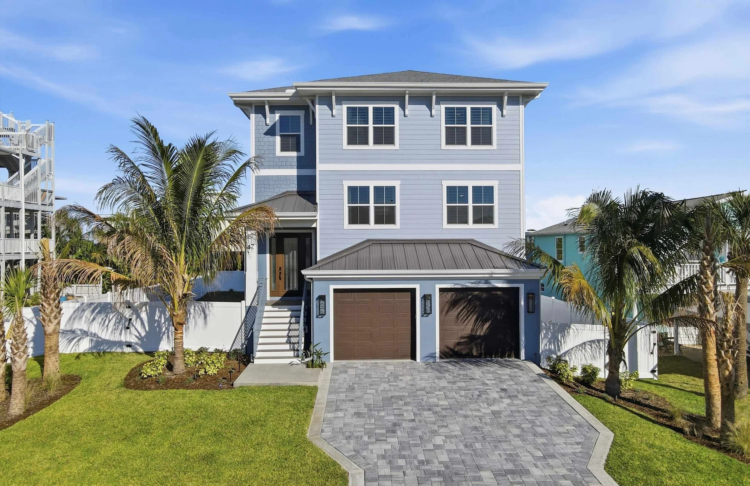 Coastal style home in Cinnamon Beach Palm Coast Florida near the ocean