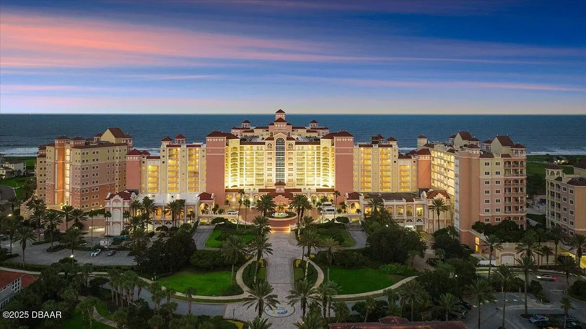 Hammock Beach Resort in Palm Coast Florida at sunset