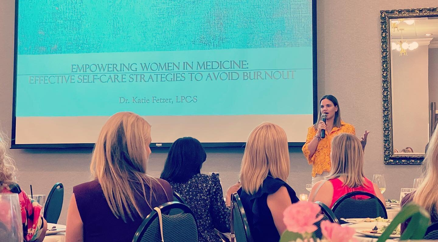 The Wellness Studio team enjoyed attending the Baton Rouge General&rsquo;s women in medicine event! Dr. Fetzer spoke to female physician&rsquo;s about burnout prevention and the importance of mental health and self-care. Our community is blessed to h