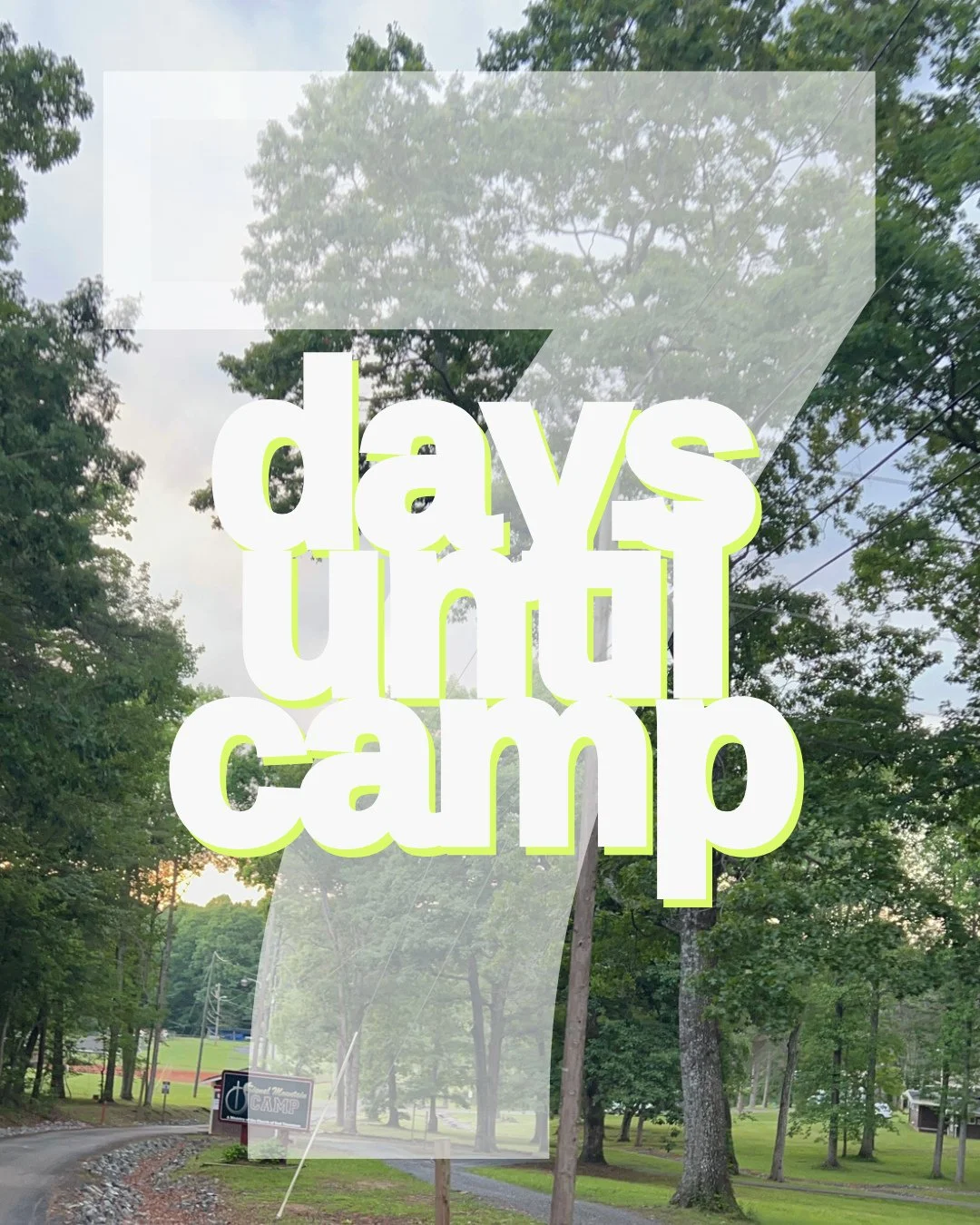 HIGH SCHOOL CAMP IS ONE WEEK AWAY!!!!! We are so excited for all the Lord is going to do next week in the lives of our high schoolers! If you&rsquo;re going to camp, dm us or text Pastor Faith with any questions you may have prior to our departure!