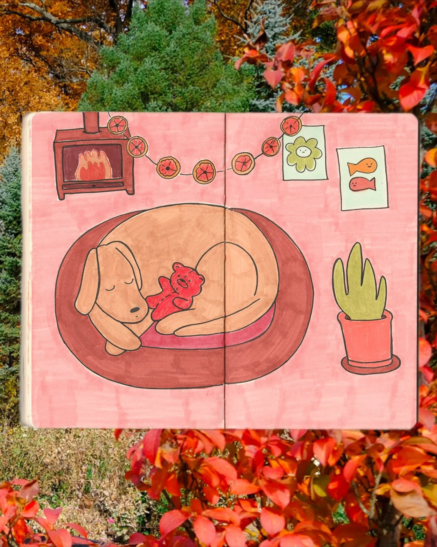 Day 26: BEAR 🐻
We have three dogs. Melvin, Pancake and Curious. Pancake (the youngest) would never let the other two hold on to their stuffed animals for more than two minutes without tearing them apart.. but a girl (and her two other dogs) can dre