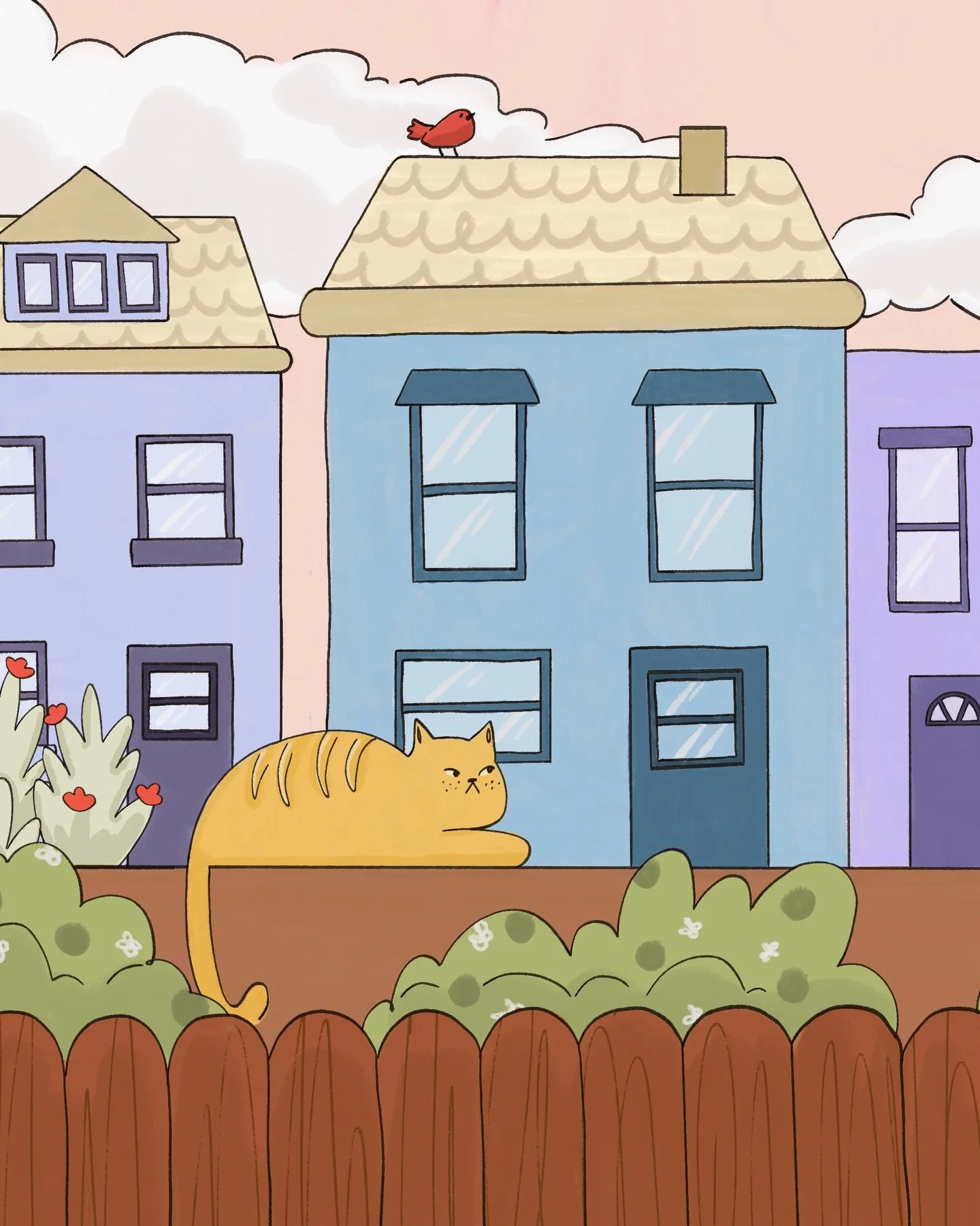 (swipe for 🥺) Last winter a little cat showed up to our patio. We named him Buddy and prepared to add him to our already big animal family. We later found out our neighbors had put him outside with no plans of letting him back in 💔 So I got to work