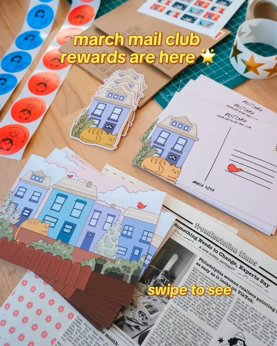 no ai mail club for cool people 🙂 

#mailclub #illustration #cats