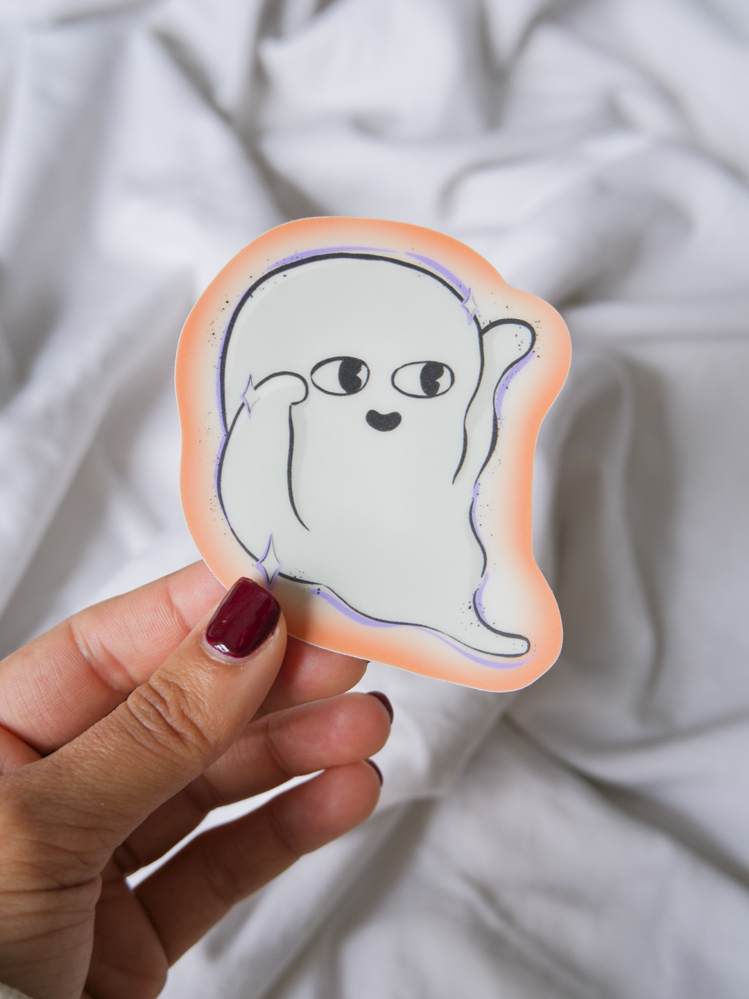 Glow in the Dark Ghost Sticker