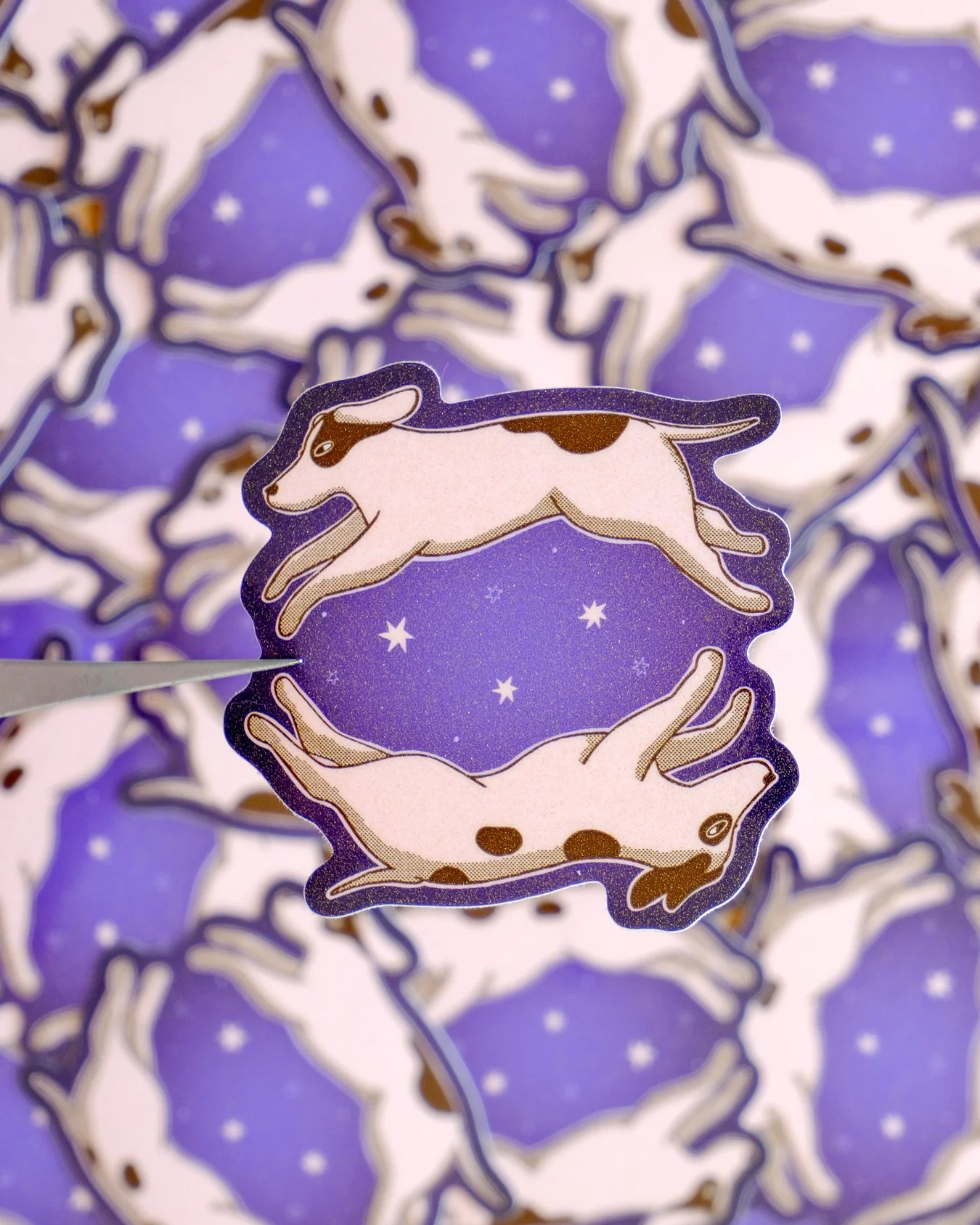 Playtime - Pixie Glitter Vinyl Sticker