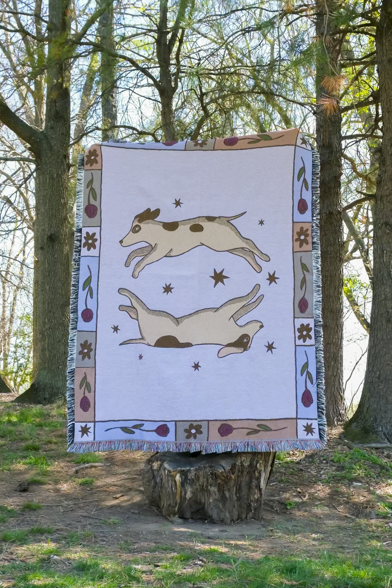 'Playtime' Throw | Woven Cotton Throw Blanket