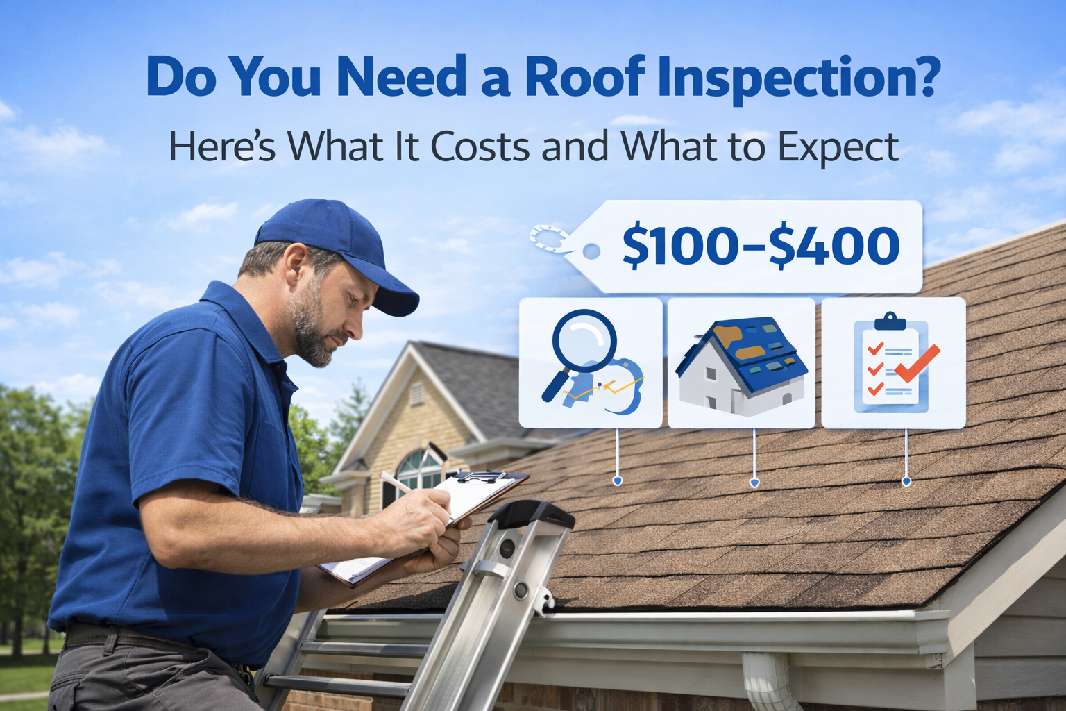 Do You Need a Roof Inspection? Here’s What It Costs and What to Expect