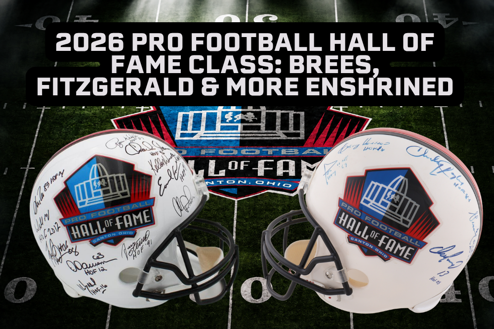 2026 Pro Football Hall of Fame Class: Brees, Fitzgerald &amp; More Enshrined
