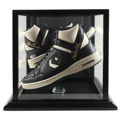 Magic Johnson & Larry Bird Signed Set of (2) Converse Basketball Shoes