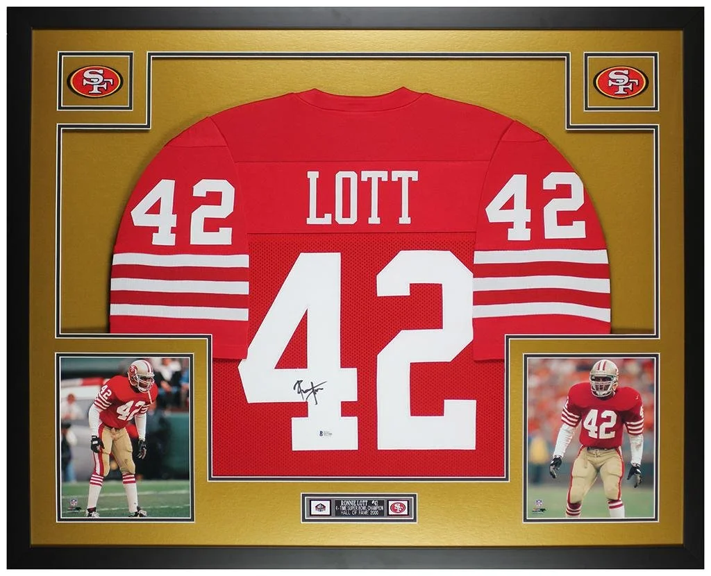 Ronnie Lott Signed Jersey