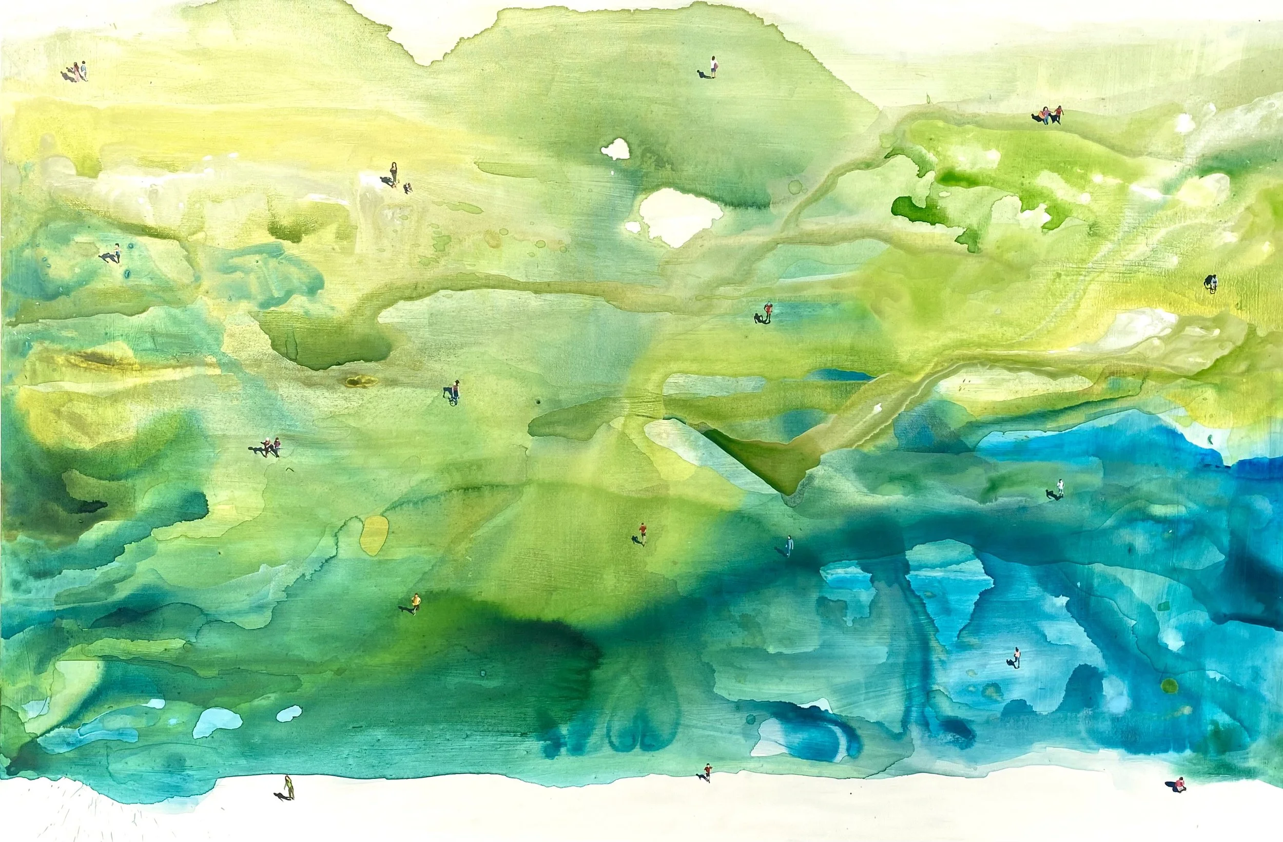 Sparse | 48 x 72 | Acrylic on canvas