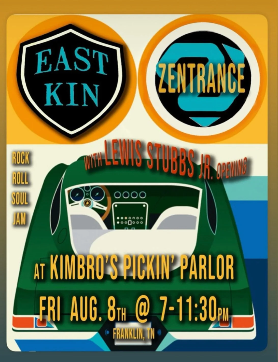 Lewis Stubbs Junior with east kin & zentrance @ Kimbro’s pickin parlor