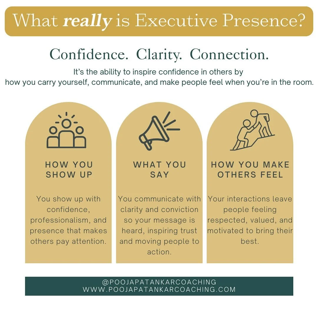 🧐 What is &ldquo;Executive Presence&rdquo;, really?

As a former HR/Talent leader and now a Leadership Coach, this is a question I often grappled with myself and one I hear frequently from my clients when exploring development areas. We all know it 