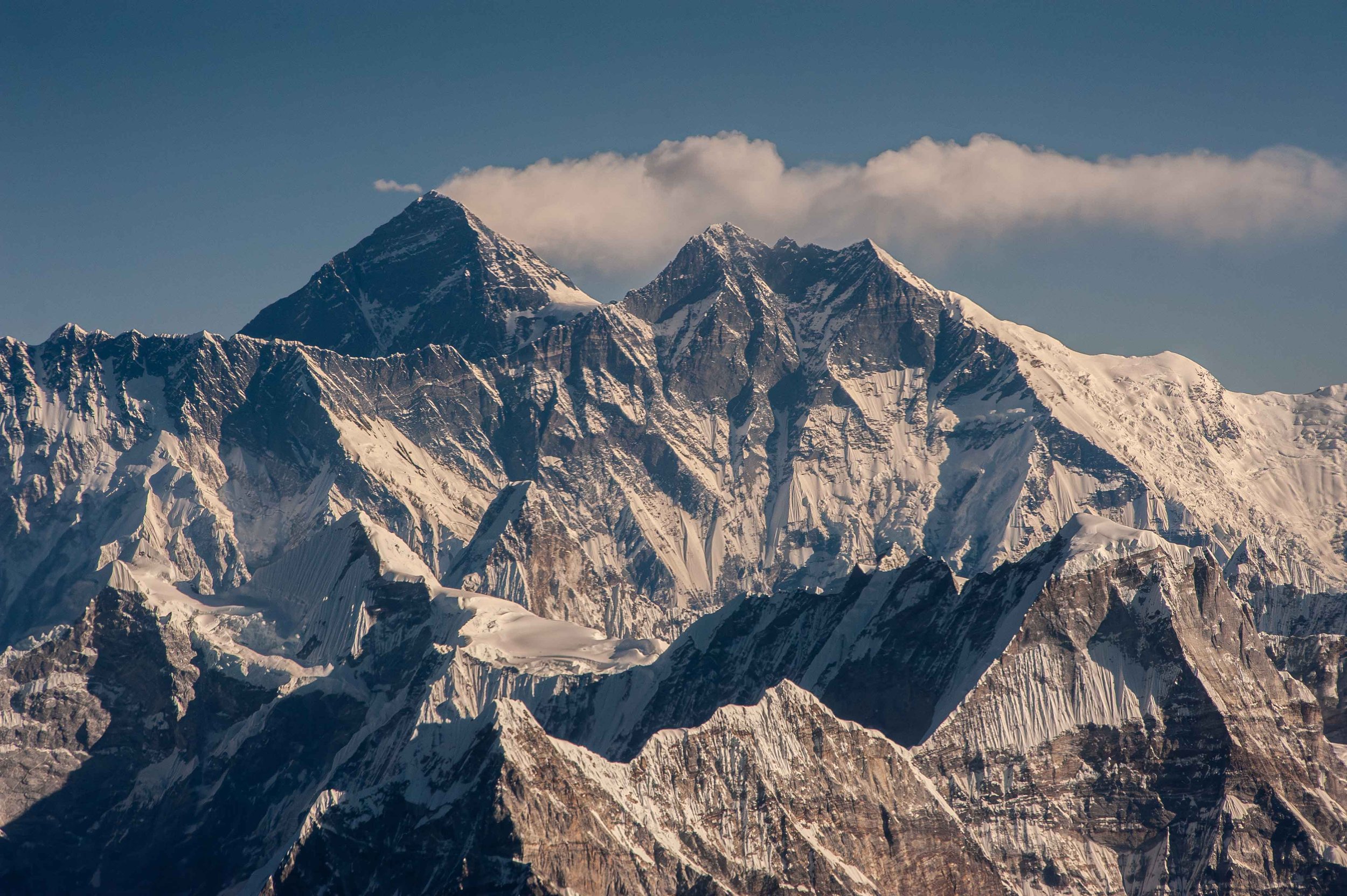 Everest, Lhotse, Nuptse. And Ama Dablam is in there. Can you spot it?