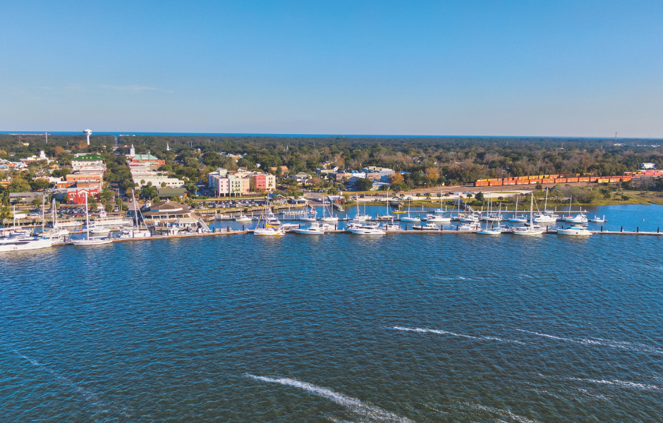 Fernandina Harbor Marina in Fernandina Beach, FL.