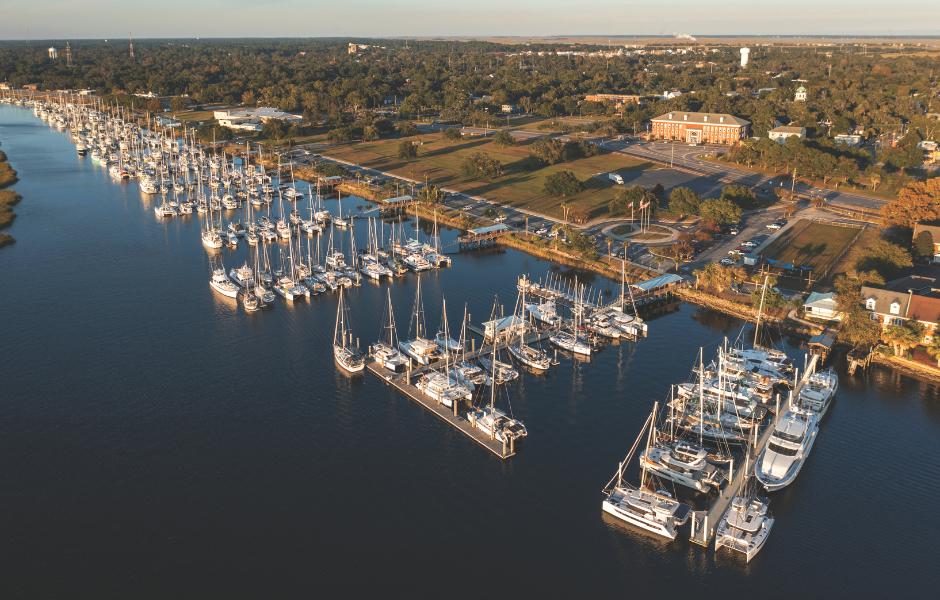 Brunswick Landing Marina in Brunswick, GA.