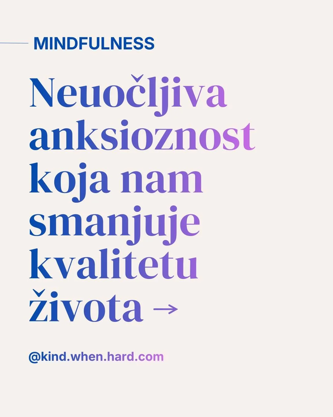 Strah da ne&scaron;to propu&scaron;tamo i ne živimo život punim plućima zapravo nas sprječava da živimo život punim plućima. U osnovi ovaj strah je neutemeljen, zato vi&scaron;e spada pod anksioznost. 

Zbog takve anksioznosti koja je neregulirana i 
