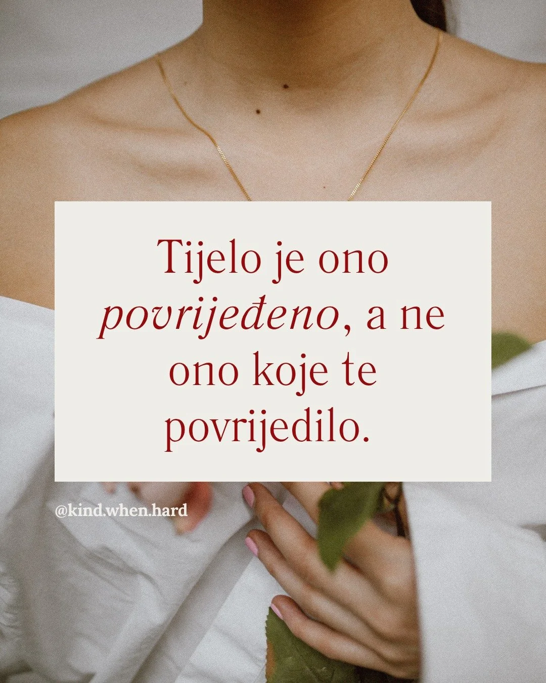 Ružni komentari na tijelo, zlostavljanja, izrugivanje vr&scaron;njaka, seksualne traume, pogledi i tjelesno uznemiravanje, nepo&scaron;tivanje granica,... - sve su to bolni načini na koje tijelo može biti povrijeđeno. 

Ipak, u mnogim slučajevima ta 