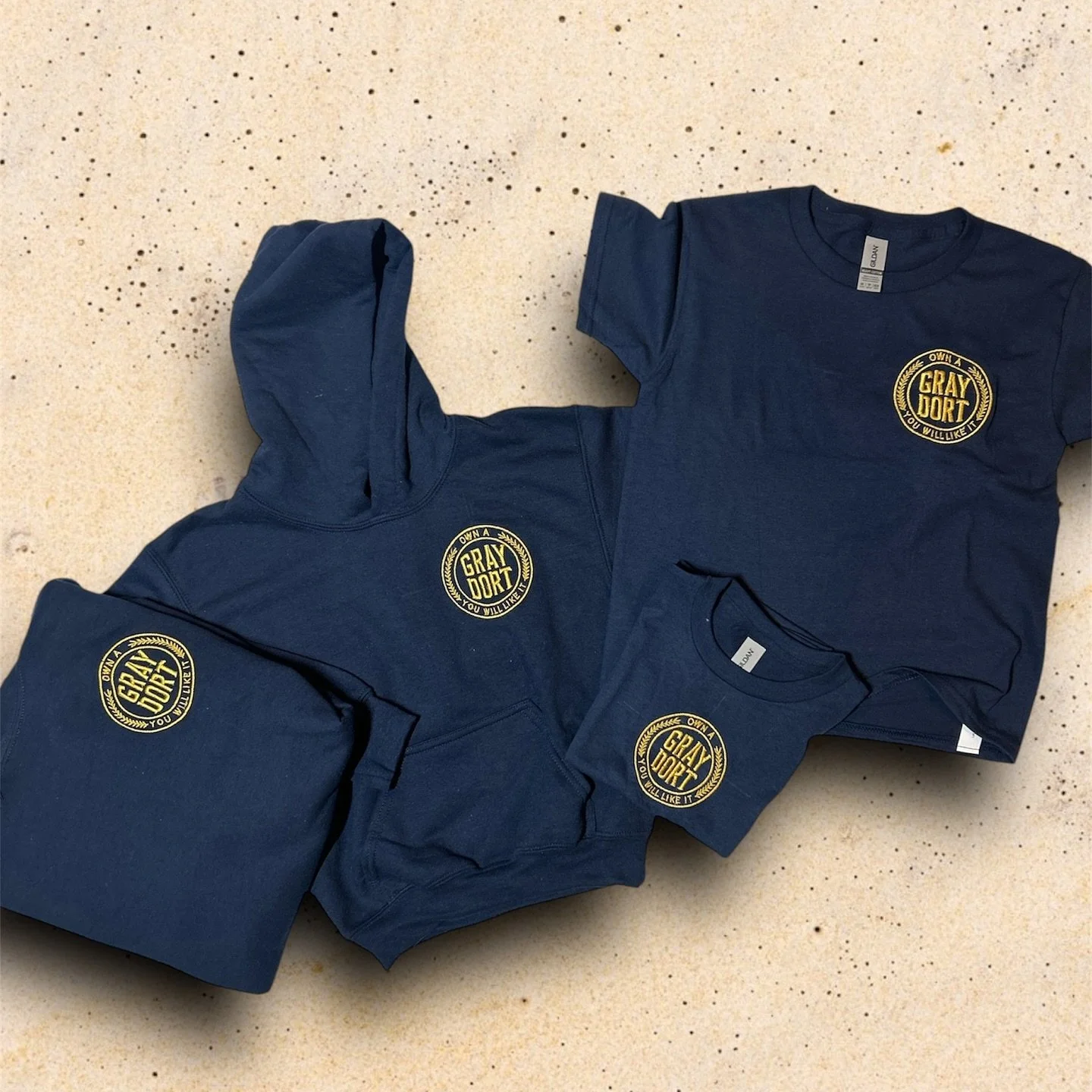 Preserving legacy through custom embroidery- for all generations. 🧵🪡 

Check out this awesome memorabilia for the whole family. From toddler to adults - we offer it all. 
.
.
From family keepsakes to club apparel, embroidery adds a personal, long-l