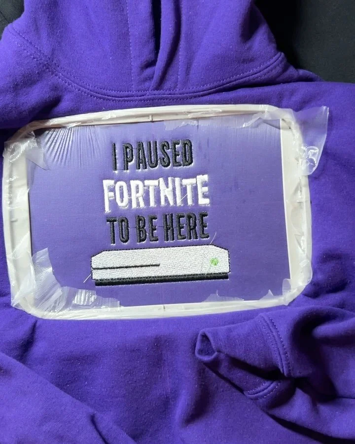 A fun little #fortnite custom for a lucky kid this Christmas🎄🎁 🎮 
.
.
Custom Orders Are OPEN ! Reach out for a free estimate.
We&rsquo;ve got plenty of colours, sizes &amp; options available for everyone 🙌
.
.
#customhoodies #fortnitecustoms #for