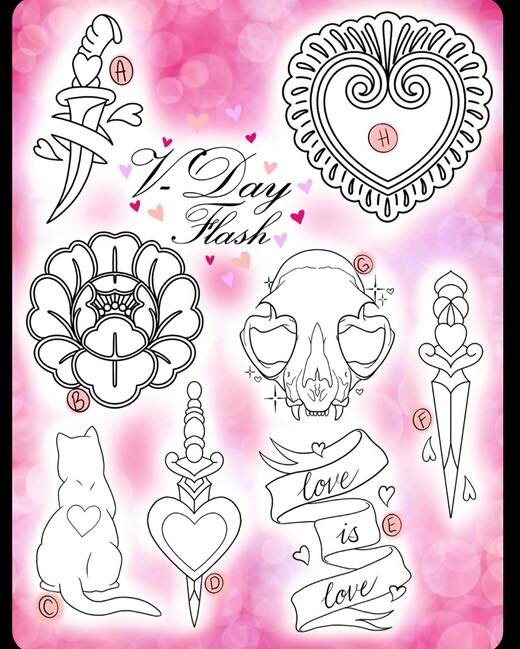 💖LOVE IS IN THE AIR💖
Makayla Taylor&rsquo;s V-Day Flash Is Here!!!
To book with Makayla TEXT (203)679-9354
Make sure to let her know which piece of flash your interested in, where you&rsquo;d like it, and if you would like color or B&amp;G. 
❤️&zwj