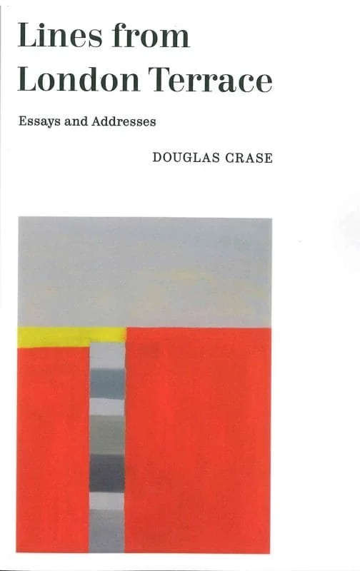 Cover of Lines from London Terrace by Douglas Crase, featuring an essay exploring Michelle Jaffés work