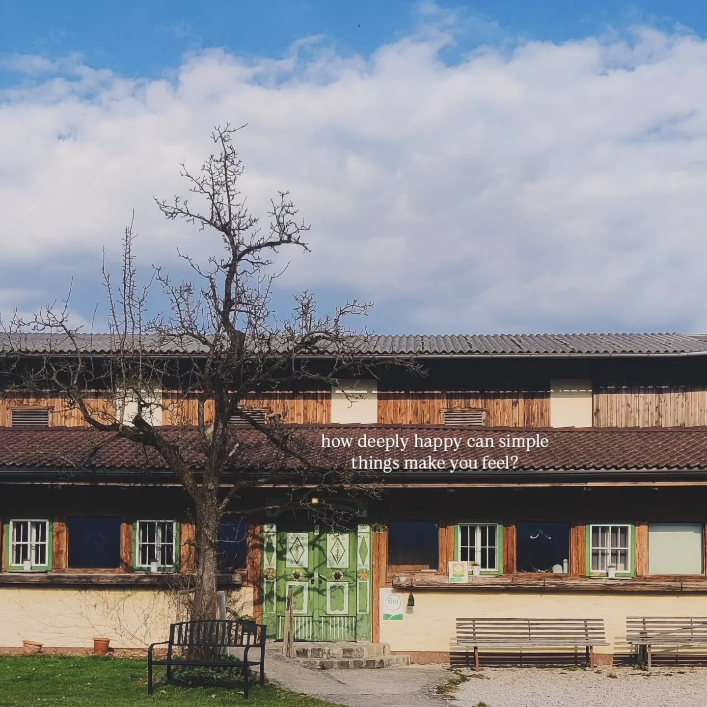 Just watching the jar makes me already happy to be honest 😆

No but really, isn't it always the small, slow, real things that ground you and reconnect you to yourself?

Like a jar of fresh cheese from a local farm..

The kind that 
makes you slow do