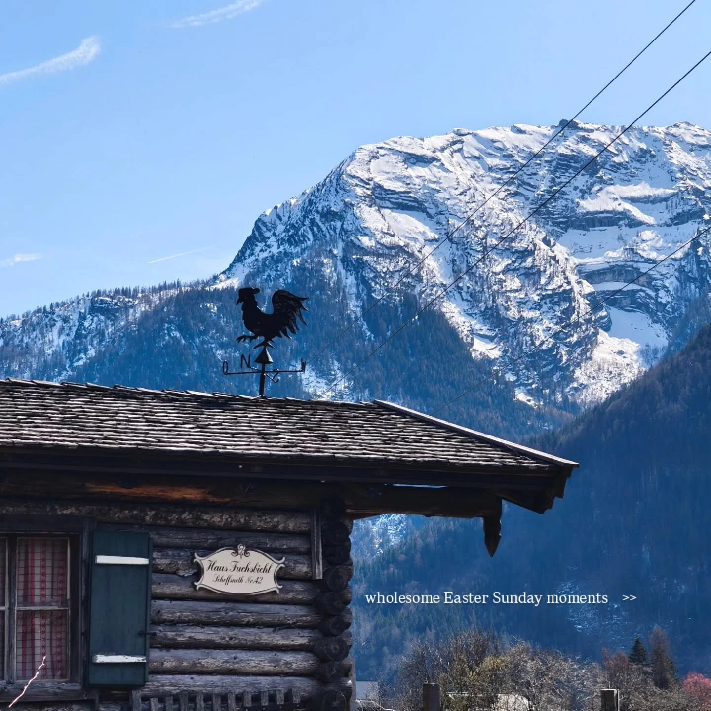 ㅤᵕ̈

a few snapshots of a very wholesome Easter Sunday in the mountains 🤍