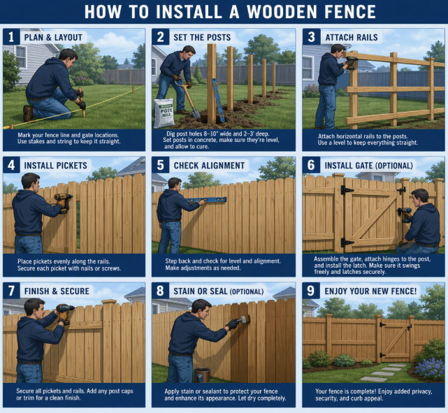 Step-by-Step Fence Project Planning Process