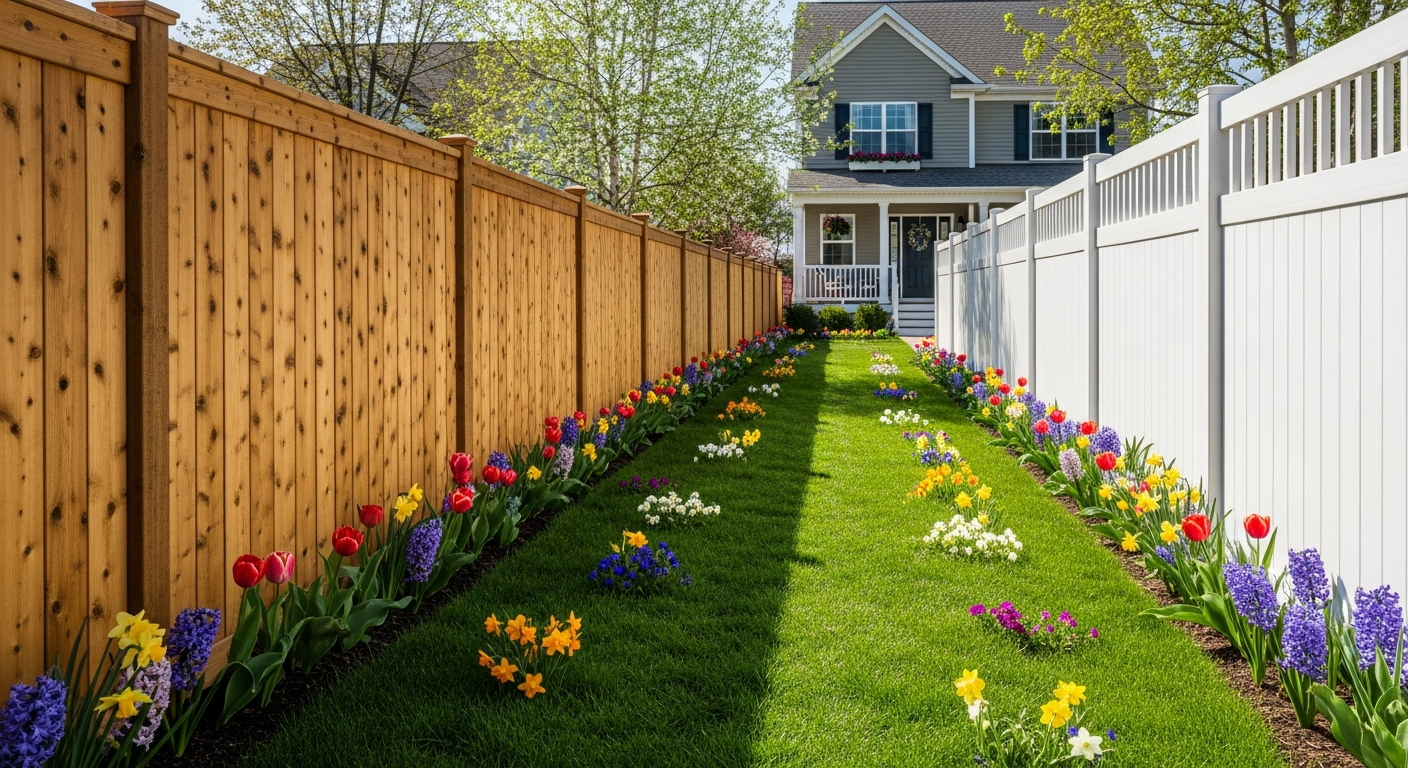 Cedar vs Vinyl Fence