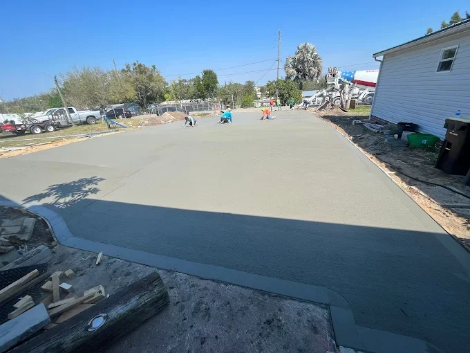 new driveway, new construction, general contractor, cheap concrete