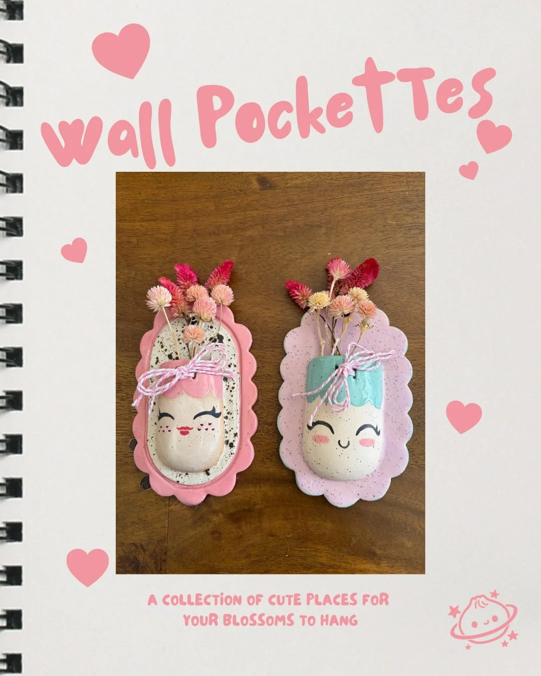 Swipe for  a little more about my Wall Pockettes ceramic collection. Small batch drop coming soon!