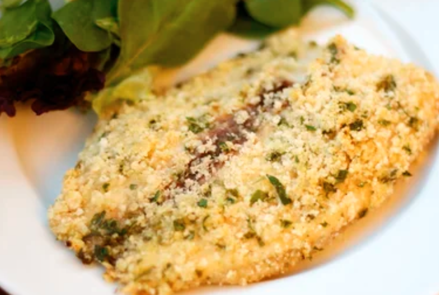 Parmesan Crusted Tilapia (GF Available)