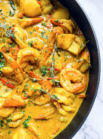 Madras Shrimp Curry (Dinner for 2)
